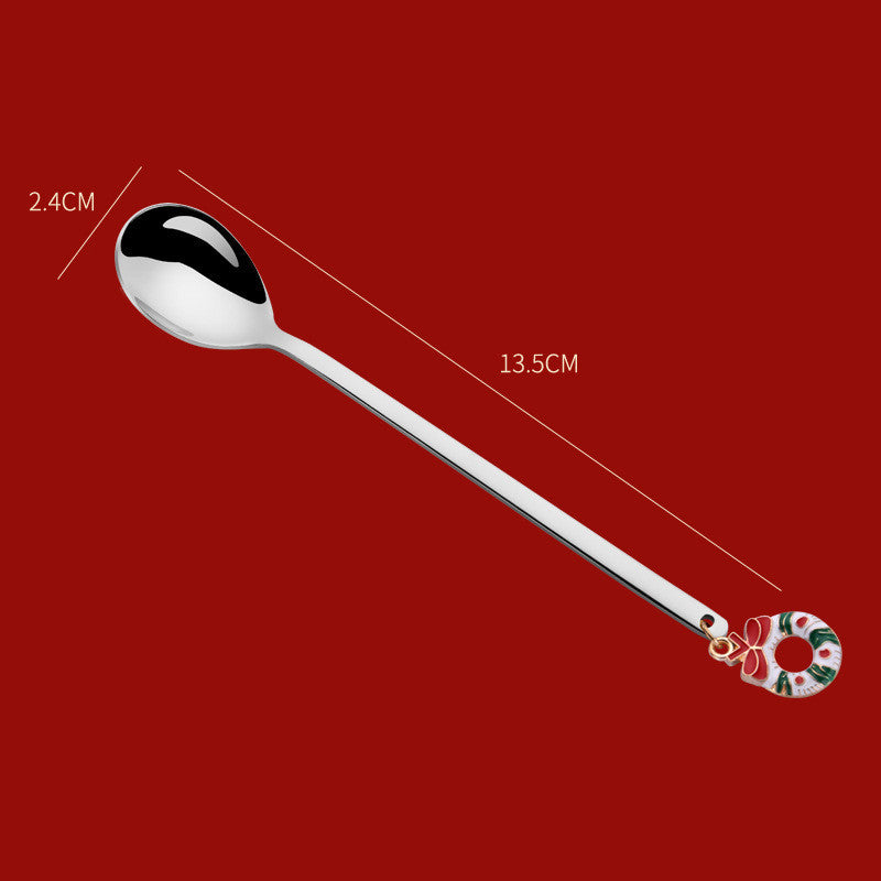 Metal Spoon Christmas Gift Set (6 Pieces)