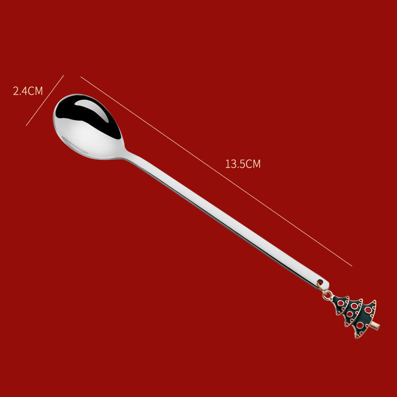 Metal Spoon Christmas Gift Set (6 Pieces)