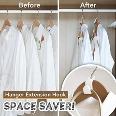 pace-Saving Clothes Hanger Connector Hooks