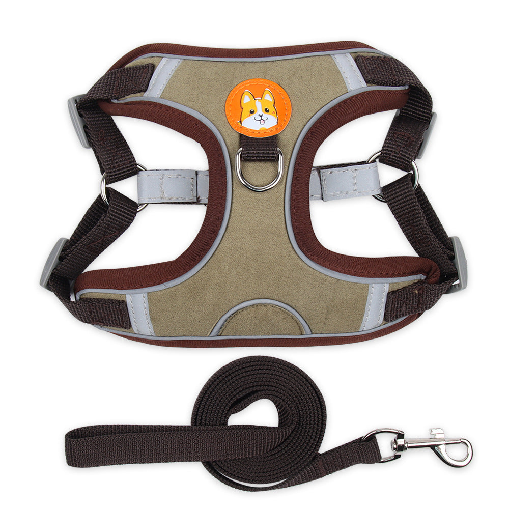 Dogs Leashs Soft Mesh Chest Strap